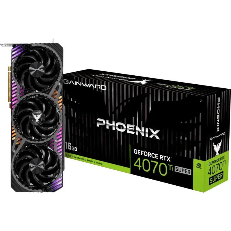 Placa video Gainward GeForce RTX 4070 Ti SUPER Phoenix 16GB GDDR6X 256-bit DLSS 3.0