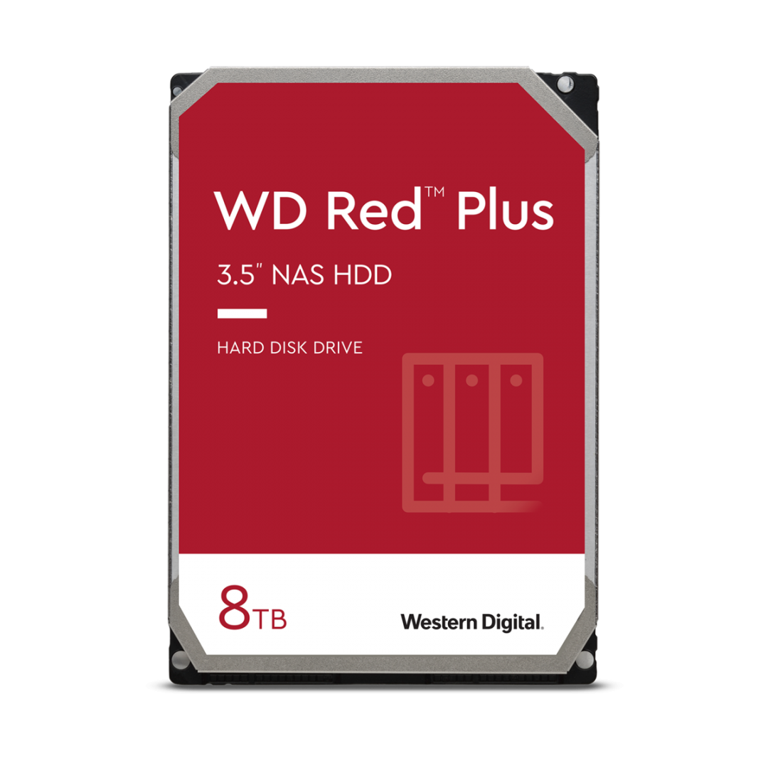 HDD WD Red Plus 8TB SATA-III 5400RPM 128MB