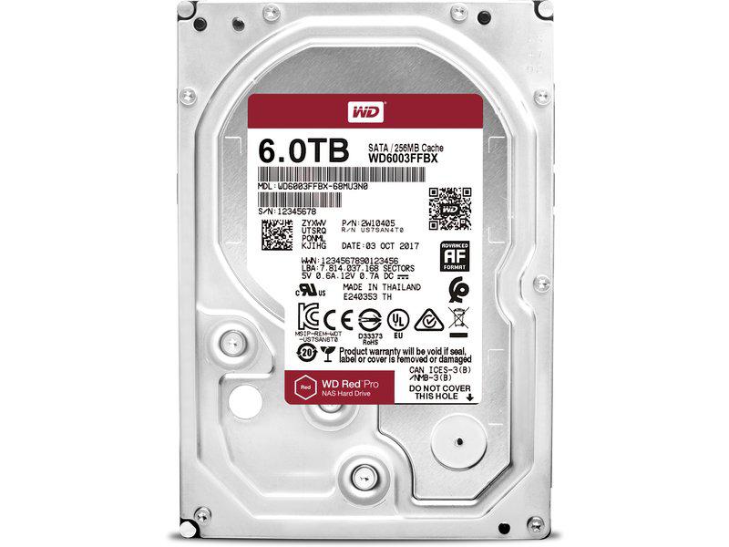 HDD WD Red Pro 6TB SATA-III 7200RPM 256MB