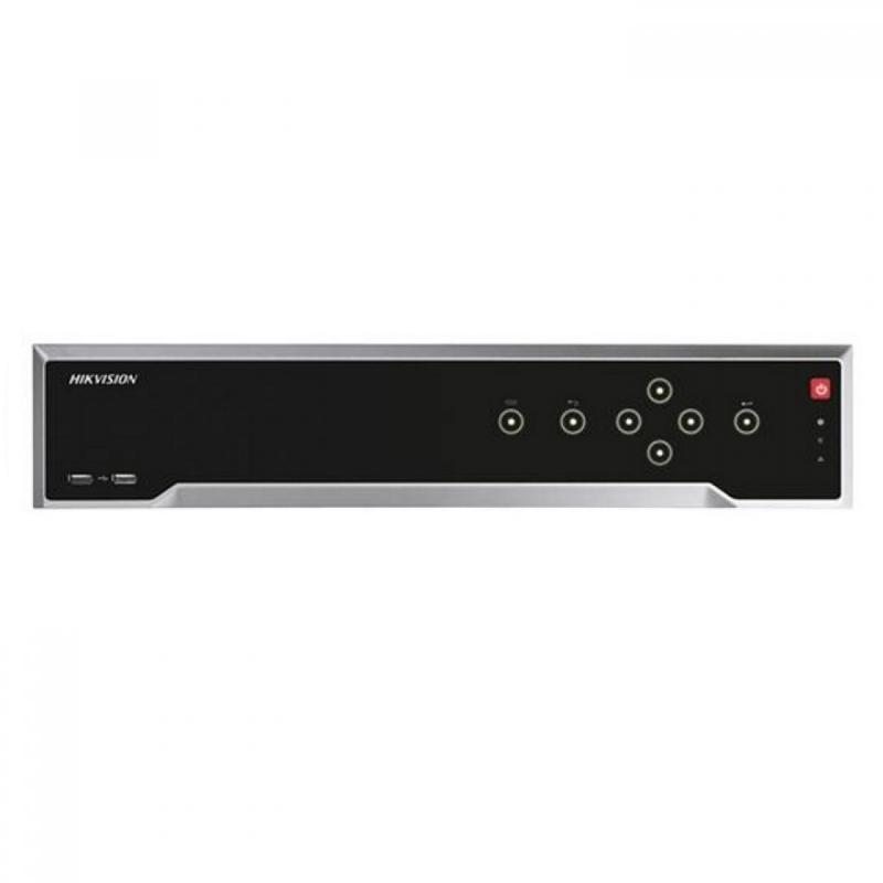 Hikvision NVR DS-7732NI-I4, 256M inbound bandwidth ,256Moutboundbandwidth, recording at up to 12MP resolution, up to 32IPvideo, HDMIand VGA video out, 2 × USB 2.0 and 1 × USB 3.0 ,4SATAinterface, alarmI/O:16/4, 1.5U 19" chassis