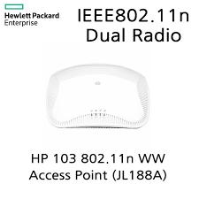 Wireless acces point HP Aruba 103 Instant 1 port Gigabit, Wireless N, 2 antene dual-band omnidirectionale integrate, pana la 300Mbps  WDR, 4 moduri de operare, montare pe tavan