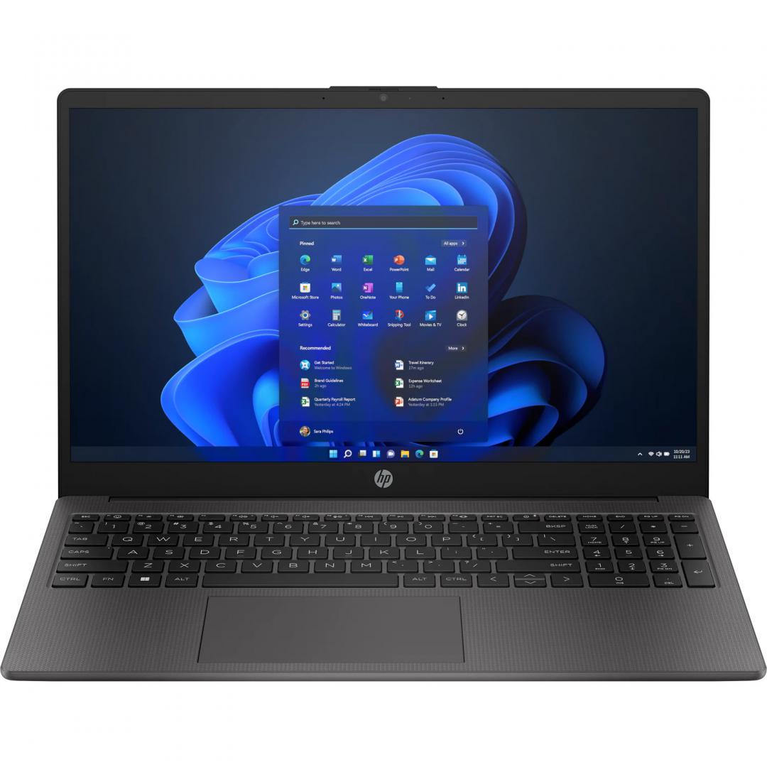 Laptop HP 250 G10, 15.6 inch FHD (1920x1080) Anti-Glare LED SVA Narrow Bazel uslim 250 nits, Intel Core i3-1315U 6-Core (1.2GHz, up to 4.5GHz, 10MB), video integrat Intel UHD Graphics, RAM 8GB DDR4 3200MHz (1x8GB), SSD 256GB PCIe NVMe, no ODD, Boxe stereo integrate, Webcam HD, WLAN Intel Wi-Fi 6