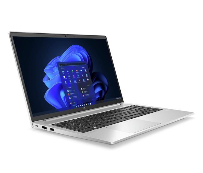 Laptop HP ProBook 450 G9 cu procesor Intel Core i3-1215U Hexa Core (1.2 GHz, up to 4.4GHz, 10MB), 15.6 inch FHD, Intel UHD Graphics, 8GB DDR4, SSD, 256GB PCIe NVMe, Free DOS, Pike Silver
