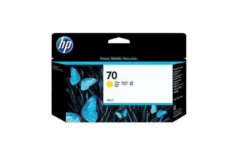 Cartus cerneala HP 70 DESIGNJET yellow C9454A, 130 ml, HP DesignJet SDPro, HP DesignJet Z2100, HP DesignJet Z5200, HP DesignJet Z5400, HPDesignjet Z2100,HP DesignJet Z3200, HP DesignJet Z3100, NR.70