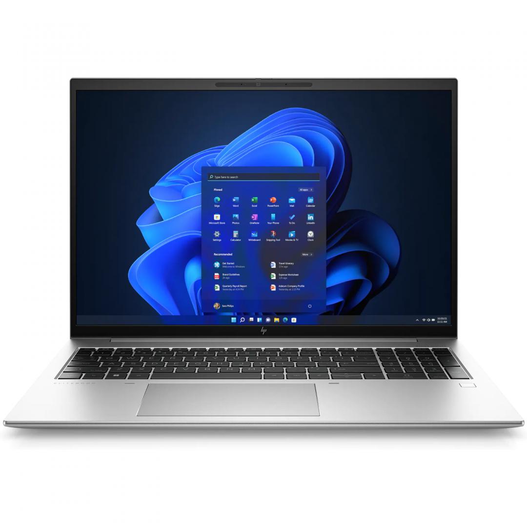 Laptop HP EliteBook 860 G9 cu procesor Intel Core i7-1255U 10-Core ( 1.7GHz, up to 4.7GHz, 12MB), 16.0 inch WUXGA, Intel Iris Xe Graphics, 16GB DDR5, SSD, 512GB PCIe NVMe, Free DOS, Silver