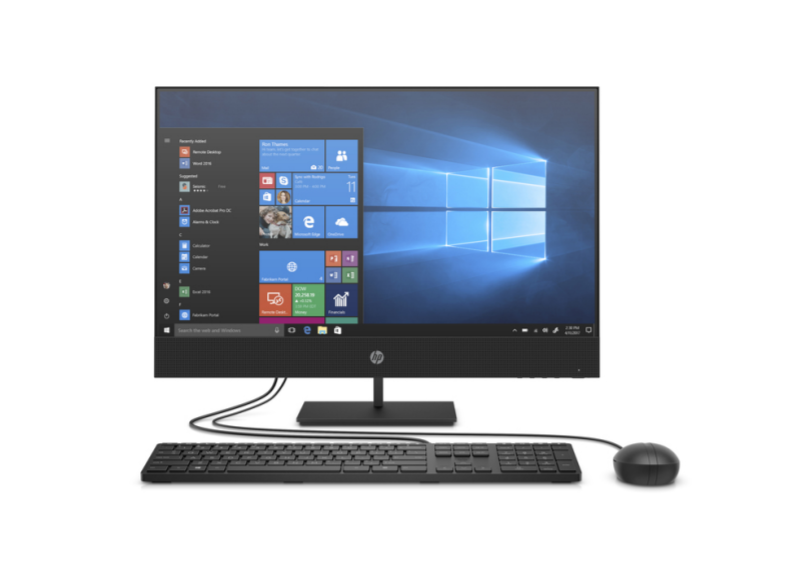 All-in-One HP ProOne 440 G6 23.8 inch Non-Touch FHD cu procesor Intel Core i5-10500T, video integrat Intel UHD Graphics 630, RAM 16GB DDR4, SSD 512GB, DVD+/-RW, Adjustable Stand, HP USB Keyboard, HP Wired Mouse USB, Black, Microsoft Windows 11 Pro 64-bit, 5yw