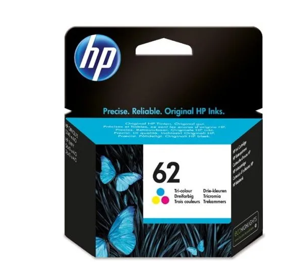 Cartus cerneala HP C2P06AE, Nr. 62, Culoare: Cyan, Magenta, Yellow, , Capacitate: 165 pagini(incarcare 5%), Compatibilitate: Hp Envy 5540 / 5541 / 5542 / 5544 / 5546 / 5548 / 5640 / 5642 / 5644 / 5646 / 7640 / 7643