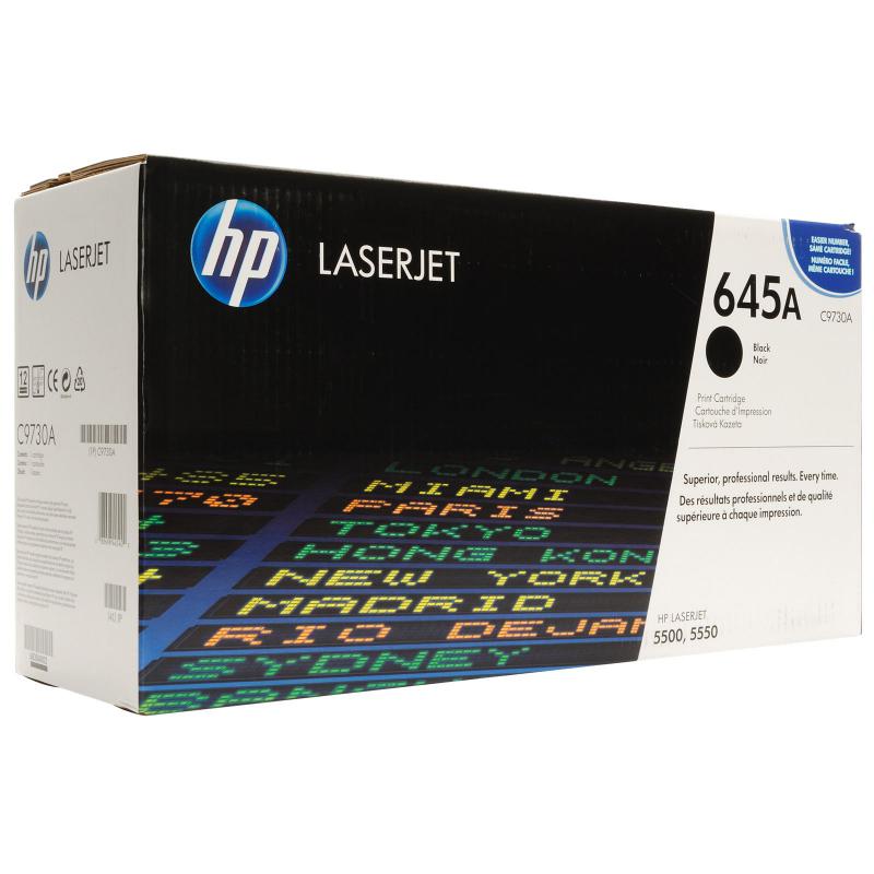 Toner HP C9730A, black, 13 k, Laserjet 5500.