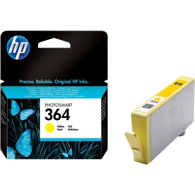 Cartus cerneala HP CB320EE, yellow, 3 ml, HP Deskjet 3070A, Photosmart5510B111A, Photosmart 5515 B111H, Photosmart 6510 B211A, Photo smart7510C311A, Photosmart B010A, Photosmart B109A, Photosmart C410B AIO,Photosmart C5380, Photosmart C6380, Photosmart D5460, Photosmart PlusB209A, NR.364