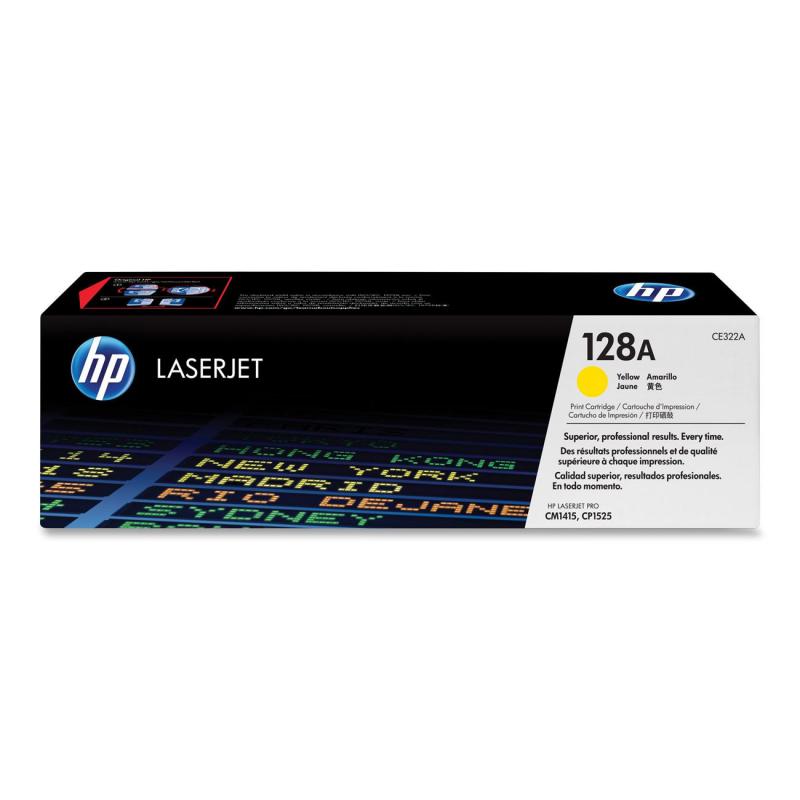 Toner HP CE322A, yellow, 1.5 k, Color LaserJet CM1415FN MFP,Color LaserJet CM1415FNW MFP, Color LaserJet Pro CP1525N, Color LaserJetPro CP1525NW