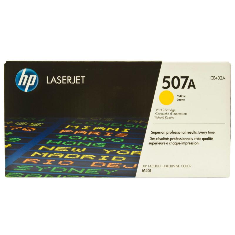 Toner HP CE402A, yellow, 6 k, Color LaserJet Pro 500 MFP M570DN,Color LaserJet Pro 500 MFP M570DW, LaserJet Enterprise 500 M551DN,LaserJet Enterprise 500 M551N, LaserJet Enterprise 500 M551XH, LaserJetEnterprise 500 M575C, LaserJet Enterprise 500 M575DN