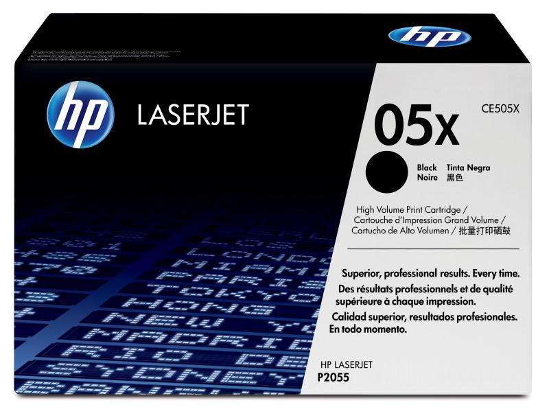 Toner HP CE505XD, black, pachet dublu CE505X, LaserJet P2055,LaserJet P2055D, LaserJet P2055DN