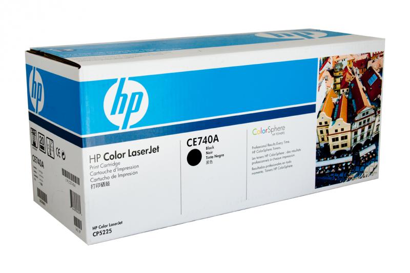 Toner HP CE740A, black, 7 k, HP Color LaserJet CP5220, Color LaserJet CP5225, Color LaserJet CP5225DN, Color LaserJet CP5225N