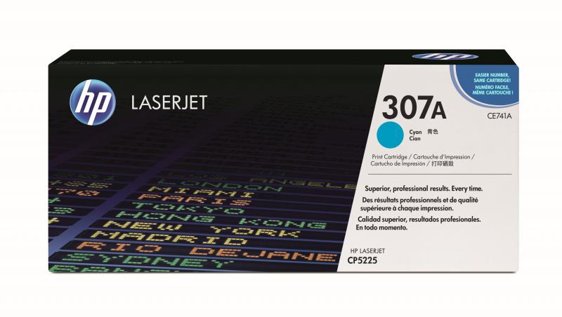 Toner HP CE741A, cyan, 7.3 k, Laserjet CP5220.