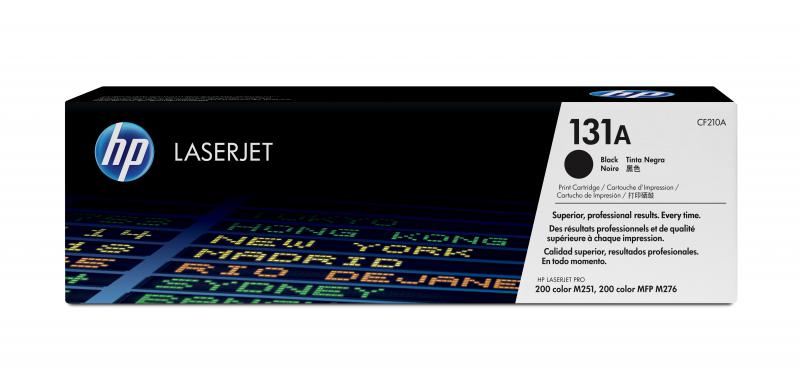 Toner HP CF210A, black, 1.6 k, Color LaserJet Pro 200 M251N,Color LaserJet Pro 200 M251NW, Color Laserjet Pro 200 M276N, ColorLaserjet Pro 200 M276NW, Color Laserjet Pro 200 M351NW