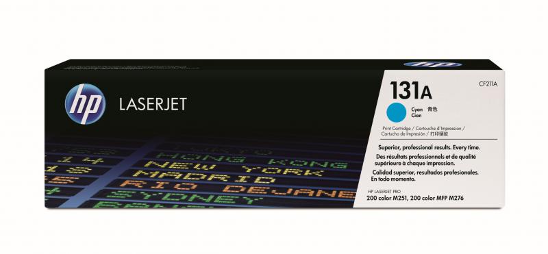 Toner HP CF211A, cyan, 1.8 k, Color LaserJet Pro 200 M251N, ColorLaserJet Pro 200 M251NW, Color Laserjet Pro 200 M276N, Color Laserj etPro 200 M276NW, Color Laserjet Pro 200 M351NW