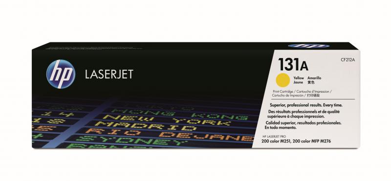 Toner HP CF212A, yellow, 1.8 k, Color LaserJet Pro 200 M251N,Color LaserJet Pro 200 M251NW, Color Laserjet Pro 200 M276N, ColorLaserjet Pro 200 M276NW, Color Laserjet Pro 200 M351NW