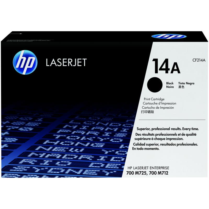 Toner HP CF214A, black, 10 k, LaserJet Enterprise 700 M712DN,LaserJet Enterprise 700 M712XH, LaserJet Enterprise 700 MFP M725DN,LaserJet Enterprise 700 MFP M725F, LaserJet Enterprise 700 MFP M725Z,LaserJet Enterprise 700 MFP M725Z+