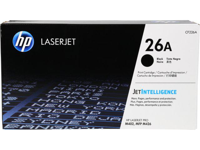 Toner HP CF226A , black, 3.1K,HP LaserJet Pro M402d, M402n, M402dn, M426dw, M426fdn, M426fdw.