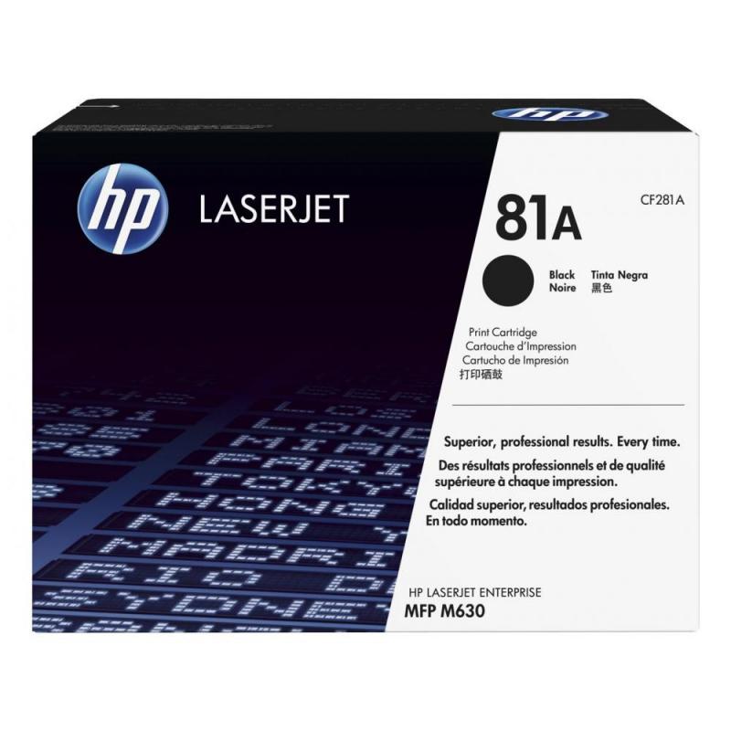 Toner HP CF281A, NR81A, black, 10.5k pag, HP LaserJet MFP M630DN ,LaserJet MFP M630F, LaserJet MFP M630H, LaserJet MFP M630Z.