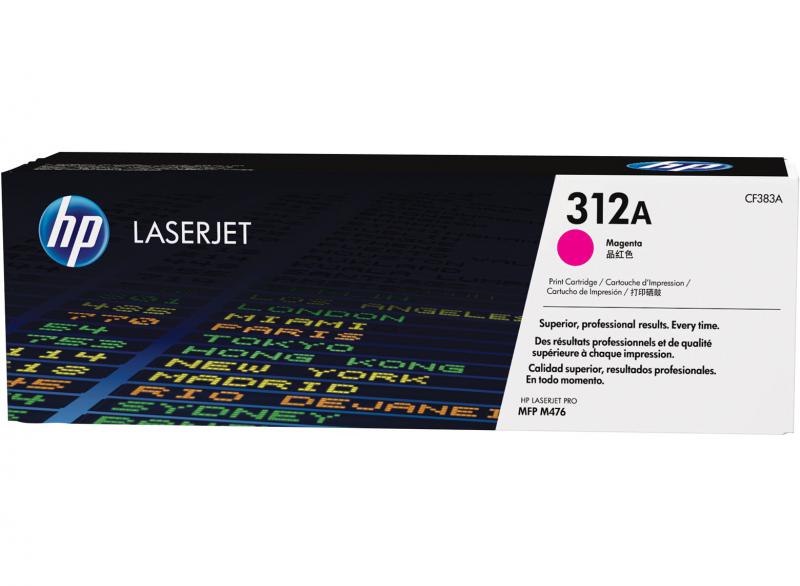 Toner HP CF383A, magenta, 2,7k, HP Laserjet Pro M476NW, HPLaserJet Pro MFP M476DN, LaserJet Pro MFP M476DW, Nr.312