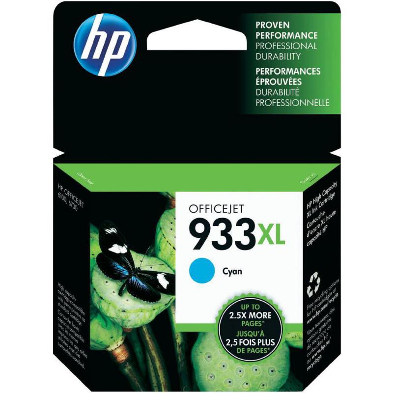 Cartus cerneala HP CN054AE, cyan, 825 pagini, Officejet 6100 ,Officejet6600 e-AIO, Officejet 6700 Premium e-AIO, Officejet 7110 Wide,Officejet7610 AIO, NR.933XL