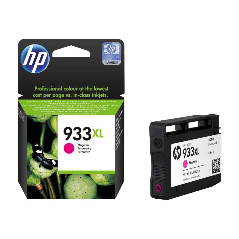 Cartus cerneala HP CN055AE, magenta, 825 pagini, Officejet 6100 ,Officejet6600 e-AIO, Officejet 6700 Premium e-AIO, Officejet 7110 Wide,Officejet7610 AIO, NR.933XL