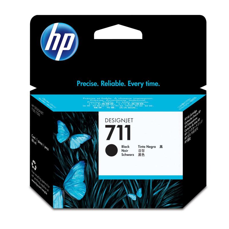 Cartus cerneala HP CZ133A,black, 80 ml, HP Designjet T120, DesignjetT52024'', Designjet T520 36', NR.711