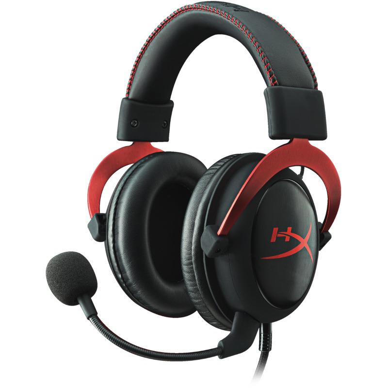 Casti Gaming HyperX Cloud II 7.1, cu fir, Red