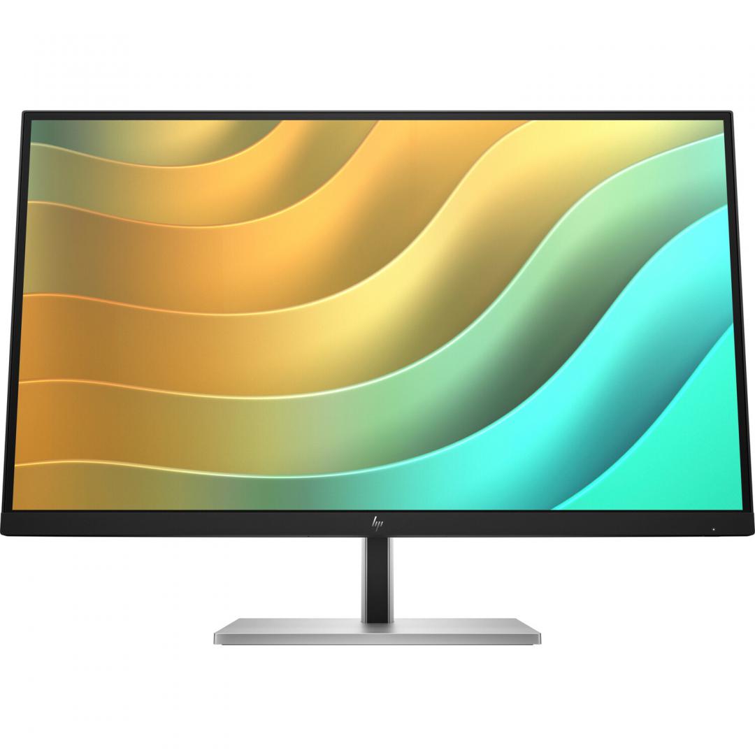 Monitor 27" HP EliteDisplay E27u G5, LED, IPS, QHD 2560x1440, 16:9, 75Hz, 5 ms, 350 cd/m², 1000:1, Black & Silver, 3yw