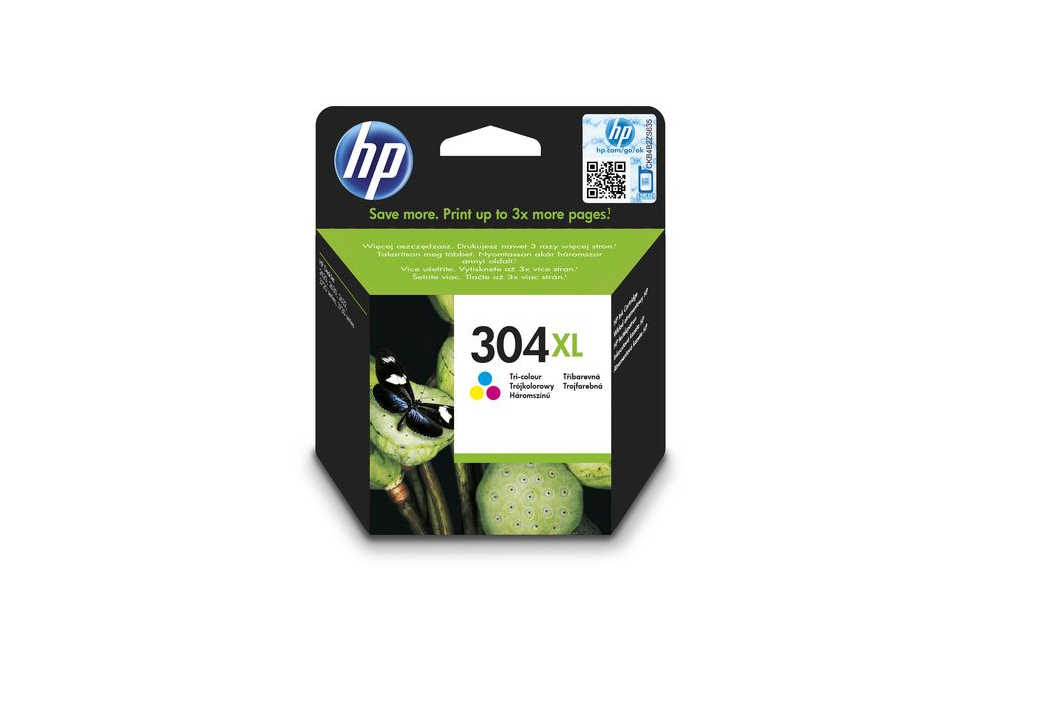 Cartus cerneala HP N9K07AE, Nr. 340XL, Culoare:Cyan, Magenta, Yellow, Capacitate:7ml/300 pagini(incarcare 5%), Compatibilitate:HP DEskjet 2620 / 2630 / 2632 / 2633 / 3720 / 3730 / 3732 , HP Envy 5020 / 5030 / 5032