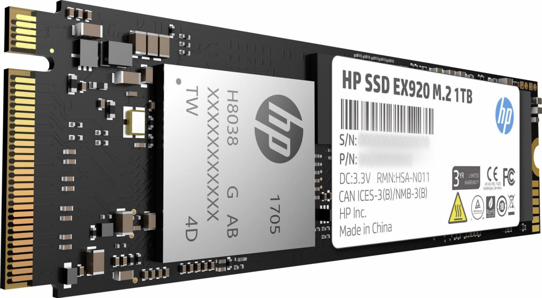 HP SSD 1TB M.2 2280 PCIE EX920