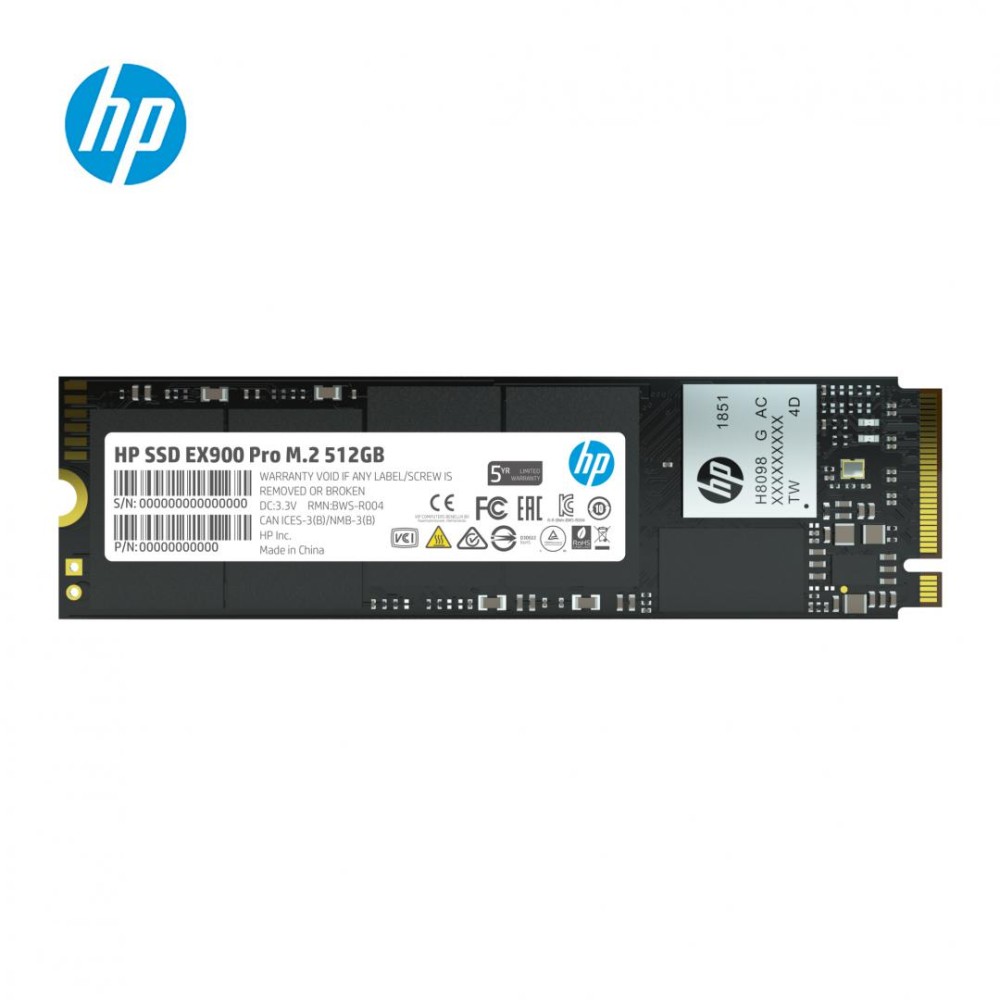 HP SSD 512GB M.2 2280 PCIE EX900