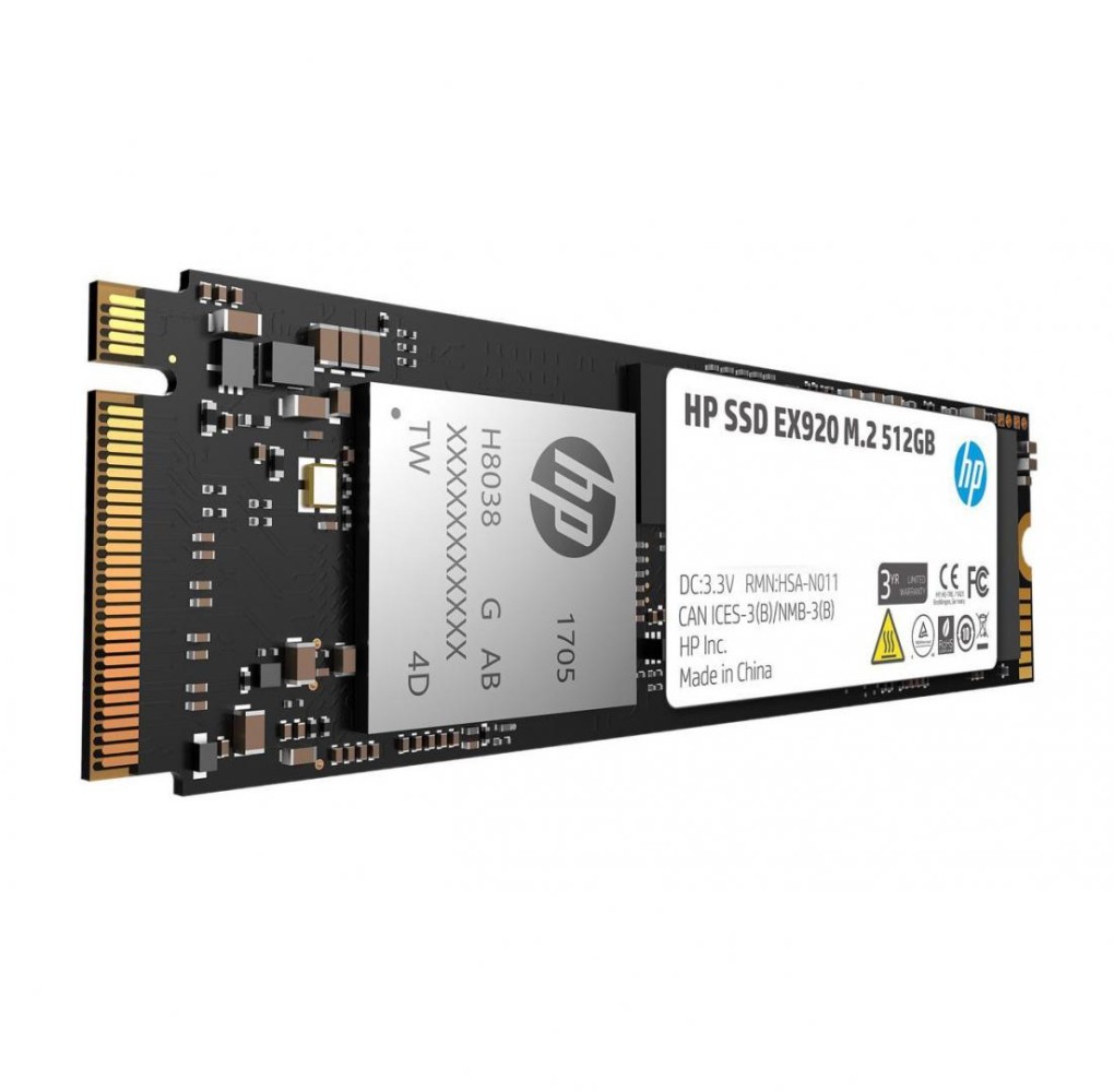 HP SSD 512GB M.2 2280 PCIE EX900 NVME