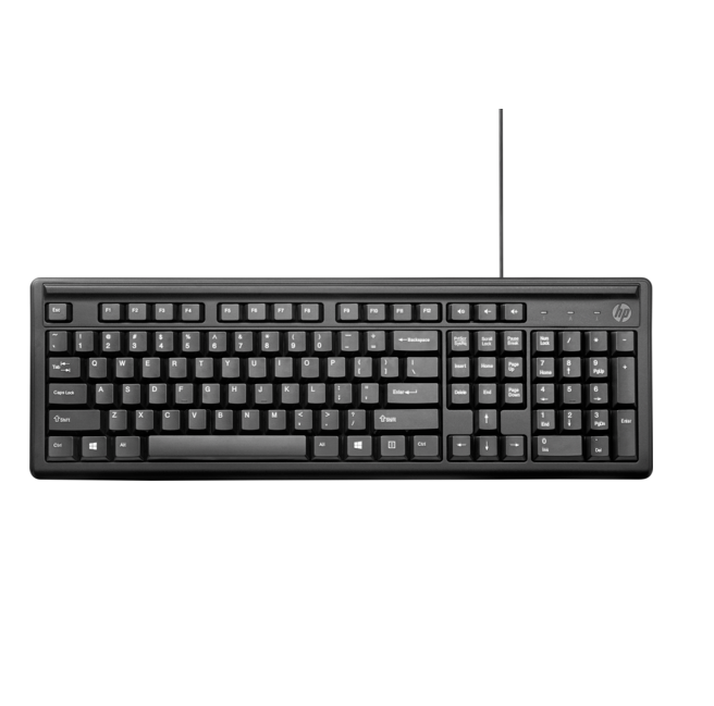 Tastatura HP 100, cu fir, black