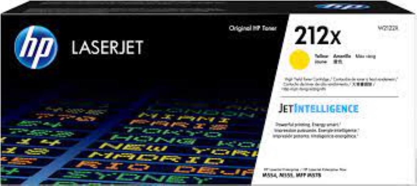 Toner HP W2122X, yellow, 10 k, HP Color LaserJet Enterprise Flow MFP M578c, Color LaserJet Enterprise M554dn, Color LaserJet Enterprise M555dn, Color LaserJet Enterprise M555x, Color LaserJet Enterprise MFP M578dn