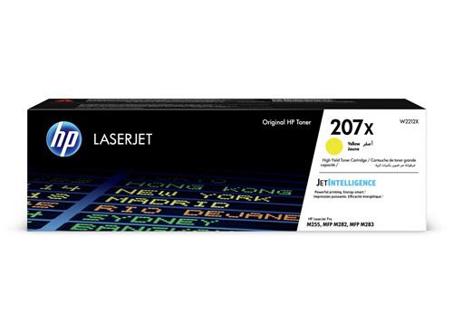 Cartus toner HP 207X High Yield, yellow, 2450 pagini, HP Color LaserJet Pro M255dw, HP Color LaserJet Pro MFP M282nw, HP Color LaserJet Pro MFP M283fdn, HP Color LaserJet Pro MFP M283fdw.