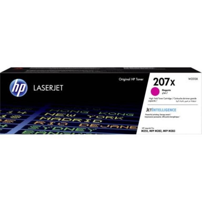 Cartus toner HP 207X High Yield, magenta, 2450 pagini, HP Color LaserJet Pro M255dw, HP Color LaserJet Pro MFP M282nw, HP Color LaserJet Pro MFP M283fdn, HP Color LaserJet Pro MFP M283fdw.