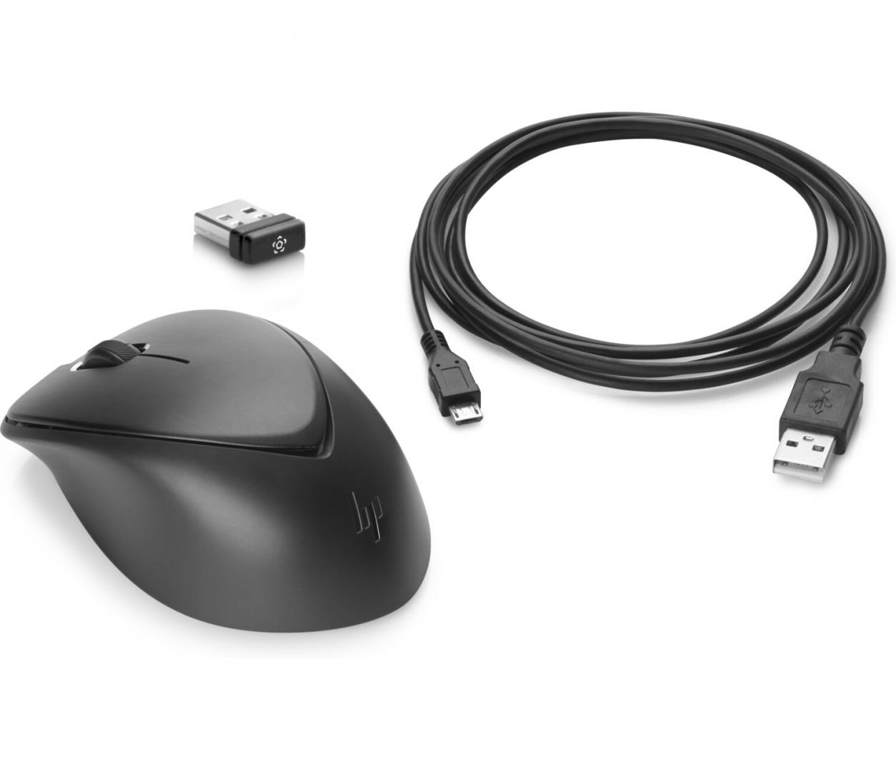 HP Premium WIRELESS MOUSE 150, Culoare: Negru, Dimensiuni: 6.7 x 10.7 x 3.86 cm, Tip baterie: Acumulator Li-ion (400 mAh)