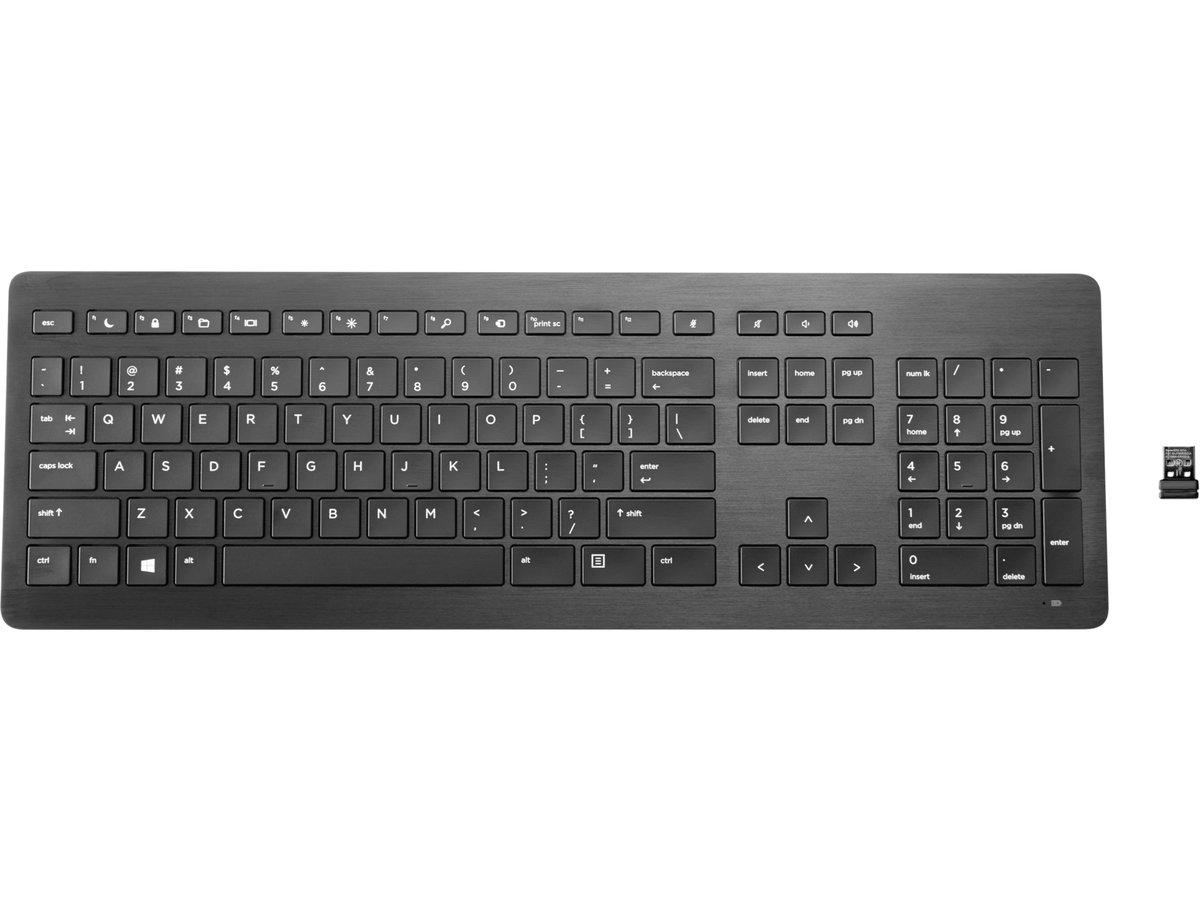 Tastatura HP Premium, Wireless, neagra