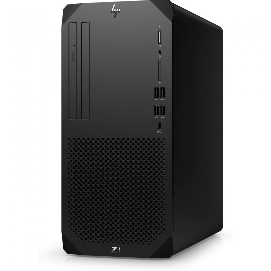 Desktop Workstation HP Z1 G9 Tower cu procesor Intel Core i7-13700, video dedicat NVIDIA GeForce RTX 3060 12GB, RAM 16GB DDR5, SSD 512GB, HP USB 320k Keyboard, HP Wired 320M Mouse, Sursa 550 W, Black, Microsoft Windows 11 Pro 64bit, 3yw