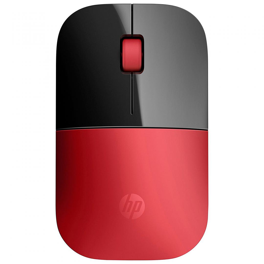 Mouse HP Z3700, Wireless, rosu