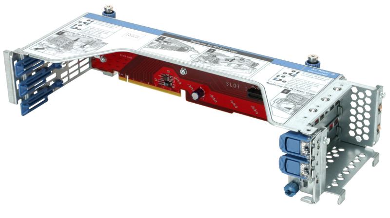 HPE DL38X Gen10 4-port 8 NVMe Secondary Slim SAS Riser
