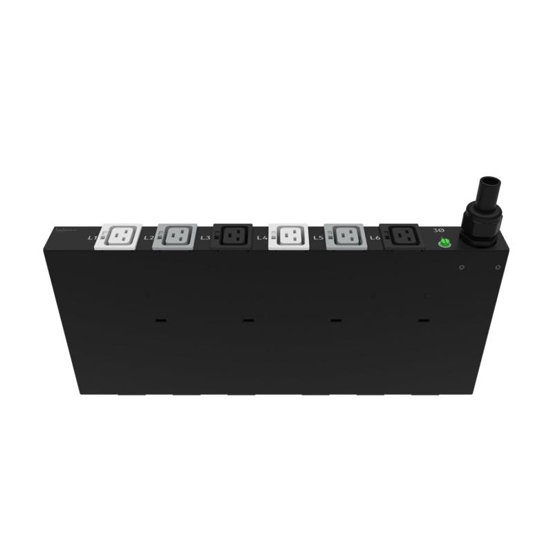 HPE G2 Basic Modular 3Ph 22kVA/60309 5-Wire 32A/230V Outlets (6) C19/1U Horizontal INTL PDU