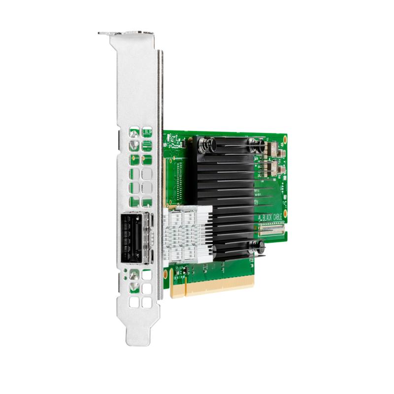 HPE InfiniBand HDR100/Ethernet 100Gb 1-port QSFP56 PCIe4 x16 MCX653105A-ECAT Adapter