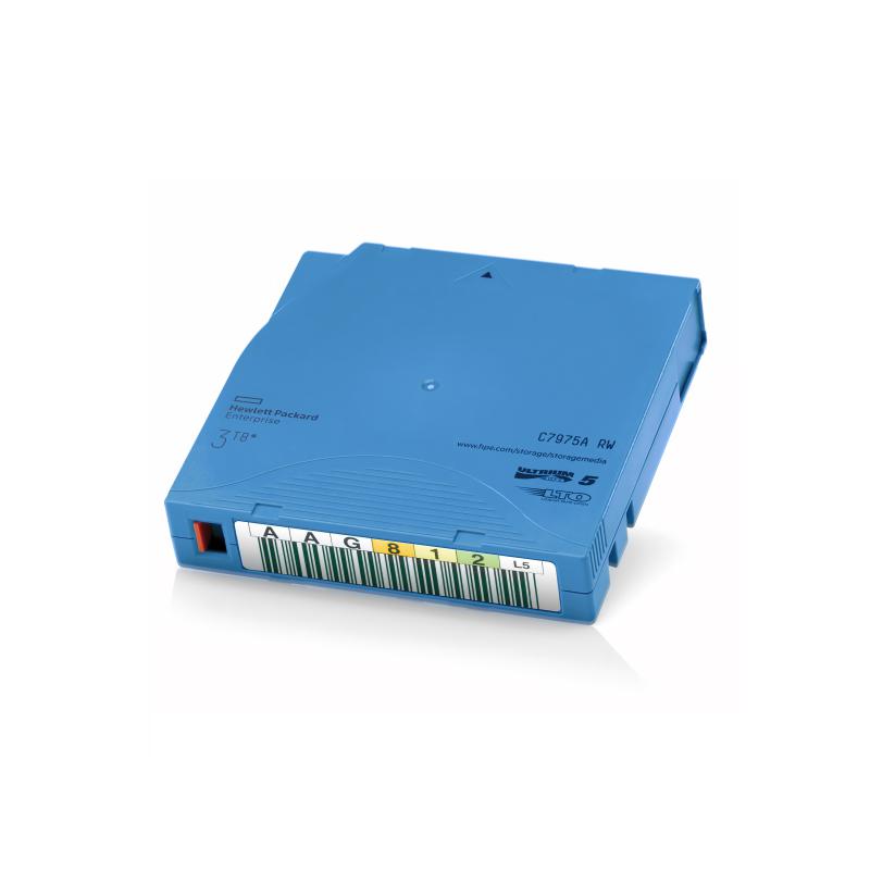 HPE LTO-5 RW Custom Labeled No Case Data Cartridge 20 Pack