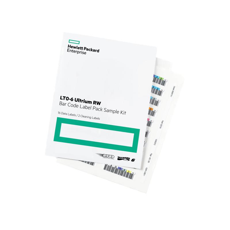 HPE LTO-6 Ultrium RW Bar Code Label Pack