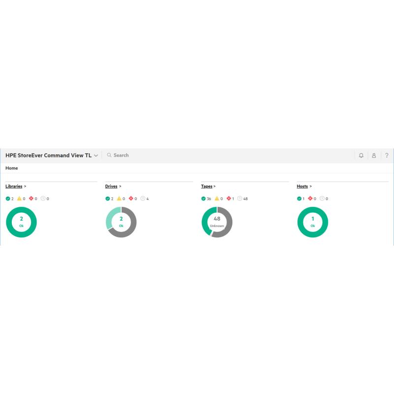 HPE StoreEver MSL3040 Command View for Tape Libraries - Data Verification 100 Cartridges E-LTU