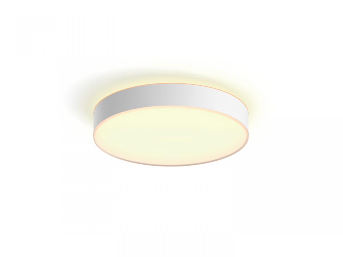 Plafoniera LED Philips Hue Enrave, Bluetooth, 33.5W, 4300 lm, luminaalba(2200-6500K), IP20, 42.5cm, Alb, Intrerupator cu variator in clus