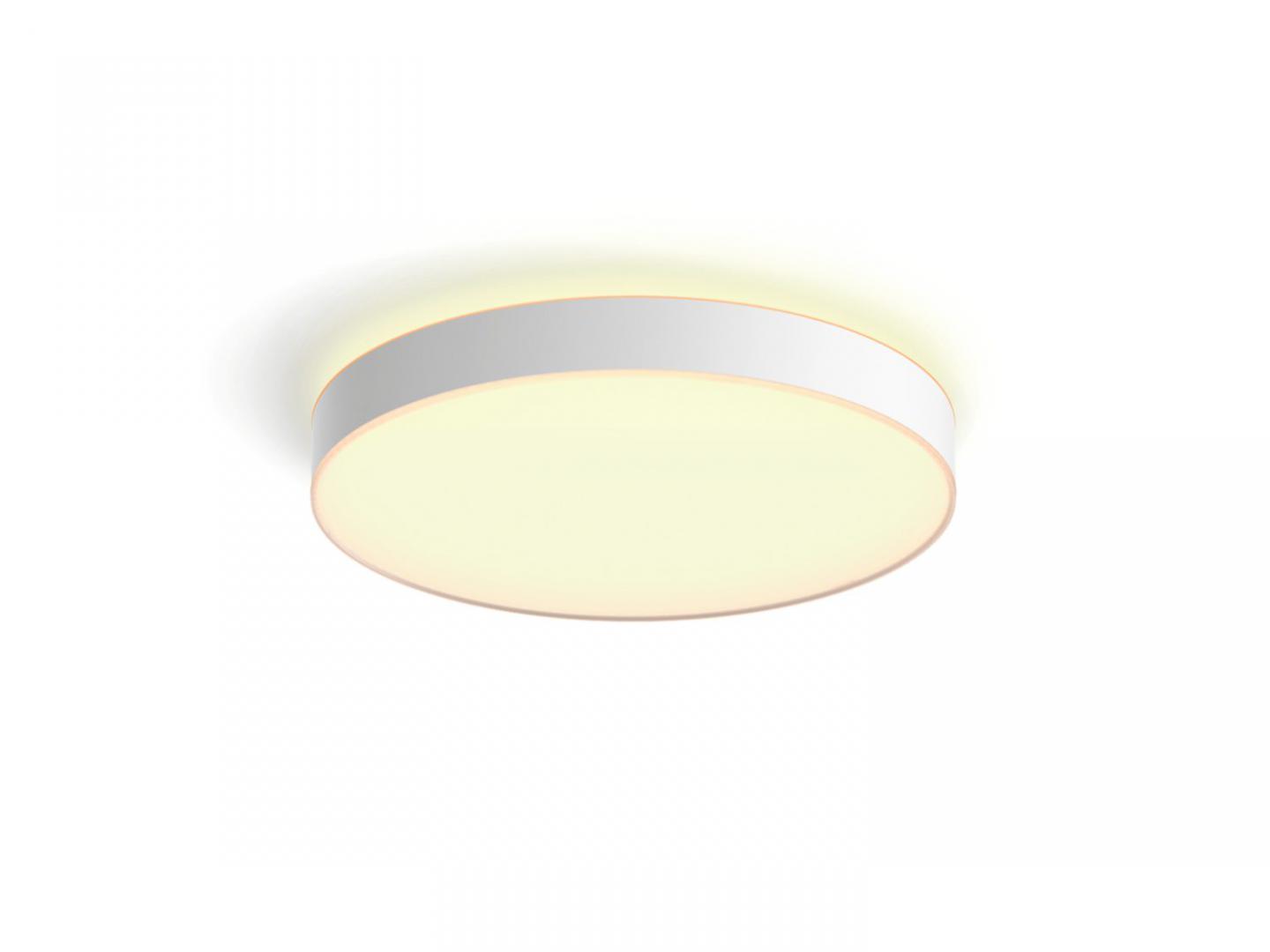 Plafoniera LED Philips Hue Enrave, Bluetooth, 48W, 4750 lm, lumina alba (2200-6500K), IP20, 55.1cm, Alb, Intrerupator cu variator inclus